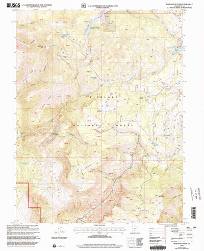 United States Geological Survey Marysvale Peak, UT (2001, 24000-Scale) digital map