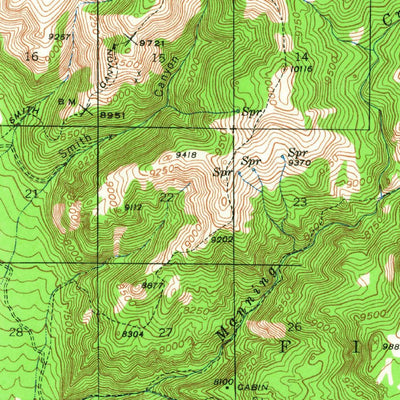 United States Geological Survey Marysvale, UT (1945, 62500-Scale) digital map