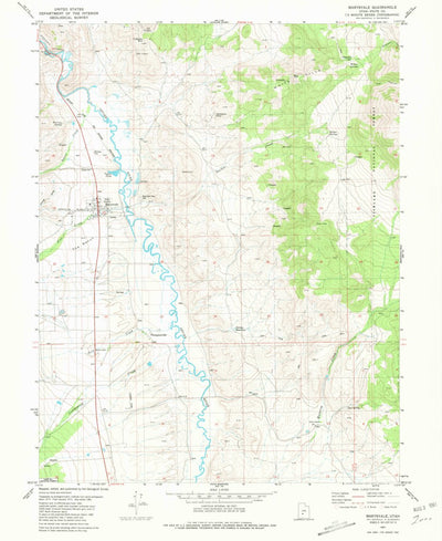 United States Geological Survey Marysvale, UT (1981, 24000-Scale) digital map