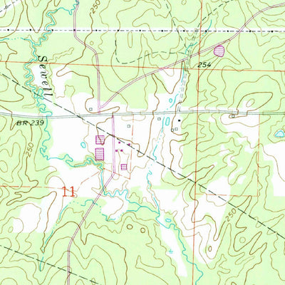 United States Geological Survey Marysville, AR (1971, 24000-Scale) digital map