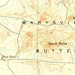 United States Geological Survey Marysville, CA (1888, 125000-Scale) digital map