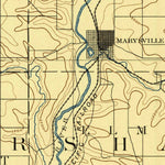 United States Geological Survey Marysville, KS (1894, 125000-Scale) digital map