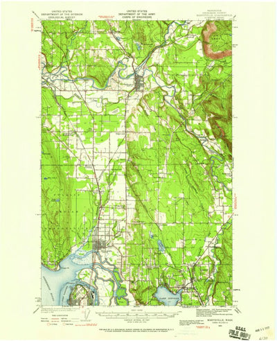 United States Geological Survey Marysville, WA (1941, 62500-Scale) digital map