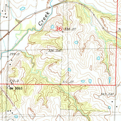 United States Geological Survey Maryville East, MO (1985, 24000-Scale) digital map