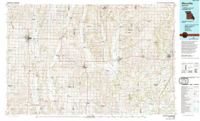 United States Geological Survey Maryville, MO (1986, 100000-Scale) digital map