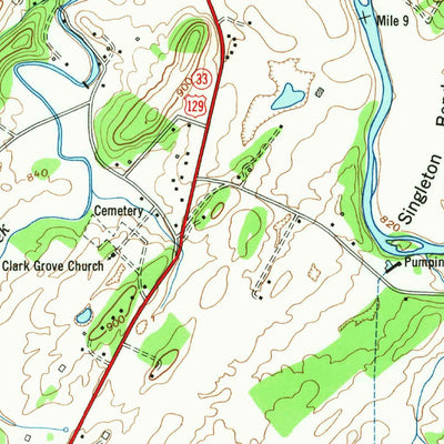 United States Geological Survey Maryville, TN (1953, 24000-Scale) digital map