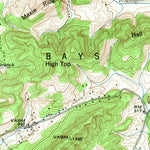 United States Geological Survey Maryville, TN (1953, 24000-Scale) digital map