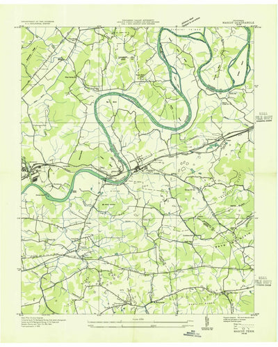 United States Geological Survey Mascot, TN (1935, 24000-Scale) digital map