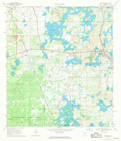 United States Geological Survey Mascotte, FL (1969, 24000-Scale) digital map