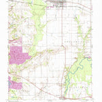 United States Geological Survey Mascoutah, IL (1954, 24000-Scale) digital map