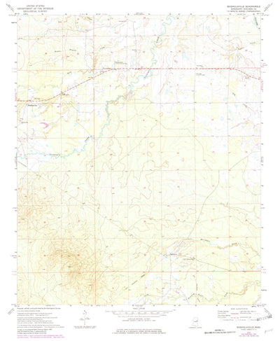 United States Geological Survey Mashulaville, MS (1973, 24000-Scale) digital map