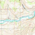 United States Geological Survey Masiker Mountain, OR (1990, 24000-Scale) digital map
