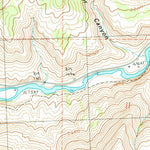 United States Geological Survey Masiker Mountain, OR (1990, 24000-Scale) digital map