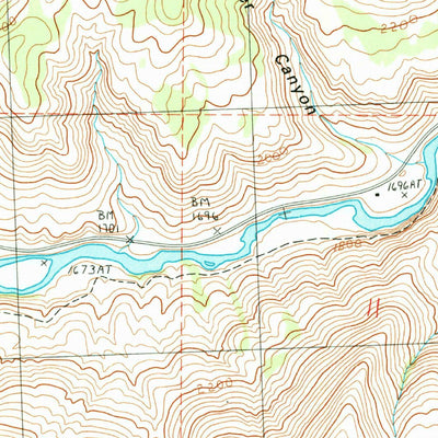 United States Geological Survey Masiker Mountain, OR (1990, 24000-Scale) digital map