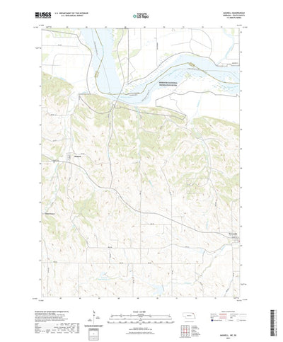 United States Geological Survey Maskell, NE (2021, 24000-Scale) digital map