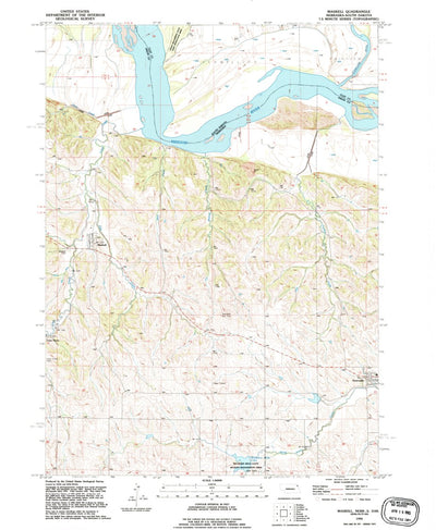 United States Geological Survey Maskell, NE-SD (1994, 24000-Scale) digital map