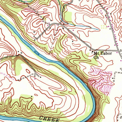 United States Geological Survey Mason And Dixon, PA-MD (1953, 24000-Scale) digital map