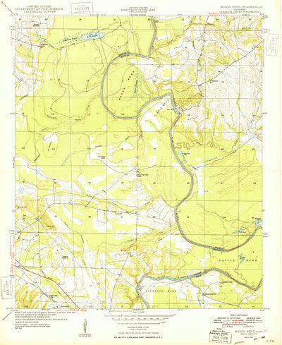 United States Geological Survey Mason Bend, AL (1948, 24000-Scale) digital map