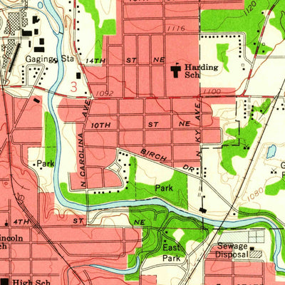 United States Geological Survey Mason City, IA (1959, 24000-Scale) digital map