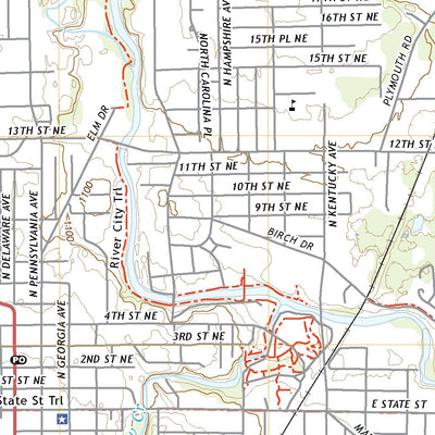 United States Geological Survey Mason City, IA (2022, 24000-Scale) digital map