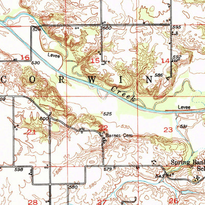 United States Geological Survey Mason City, IL (1948, 62500-Scale) digital map