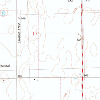 United States Geological Survey Mason City, IL (1980, 24000-Scale) digital map