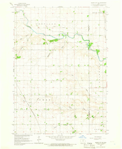 United States Geological Survey Mason City SE, IA (1959, 24000-Scale) digital map