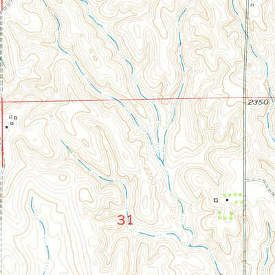 United States Geological Survey Mason City SE, NE (1951, 24000-Scale) digital map