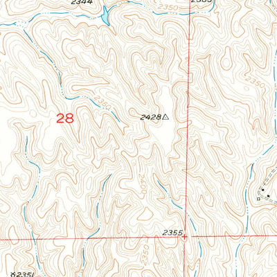 United States Geological Survey Mason City SE, NE (1951, 24000-Scale) digital map