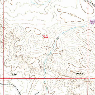 United States Geological Survey Mason Draw, WY (1956, 24000-Scale) digital map