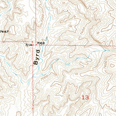 United States Geological Survey Mason Draw, WY (1956, 24000-Scale) digital map