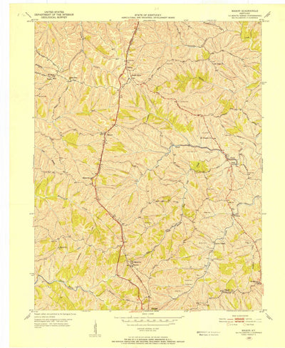 United States Geological Survey Mason, KY (1950, 24000-Scale) digital map