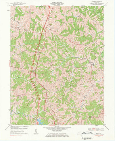 United States Geological Survey Mason, KY (1961, 24000-Scale) digital map