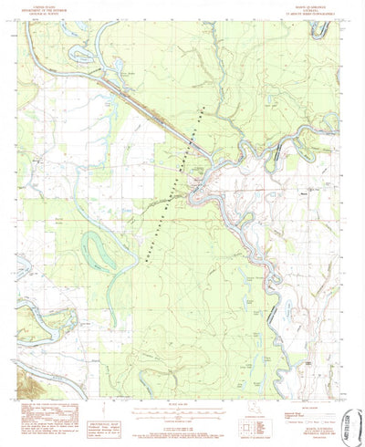 United States Geological Survey Mason, LA (1983, 24000-Scale) digital map
