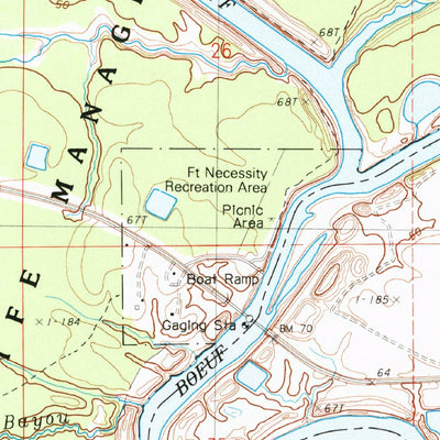 United States Geological Survey Mason, LA (1983, 24000-Scale) digital map