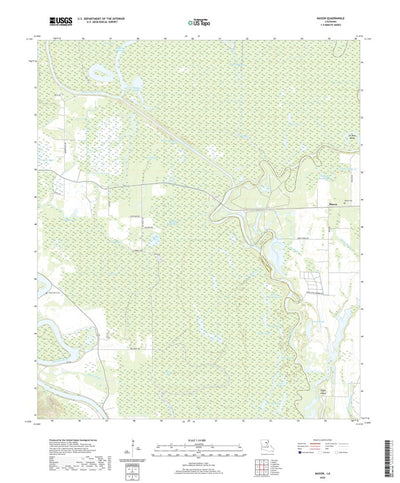 United States Geological Survey Mason, LA (2020, 24000-Scale) digital map