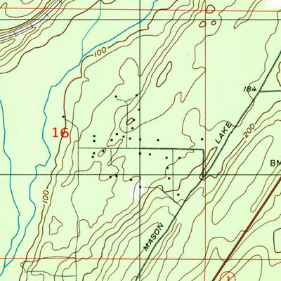 United States Geological Survey Mason Lake, WA (1997, 24000-Scale) digital map
