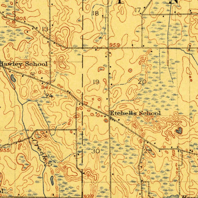 United States Geological Survey Mason, MI (1911, 62500-Scale) digital map