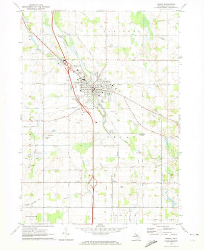 United States Geological Survey Mason, MI (1970, 24000-Scale) digital map