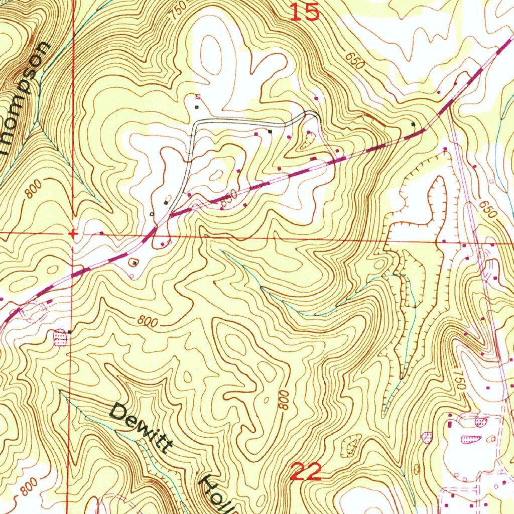 Mason Ridge, AL (1949, 24000-Scale) Map by United States Geological ...