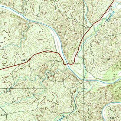 United States Geological Survey Mason, TX (1985, 100000-Scale) digital map