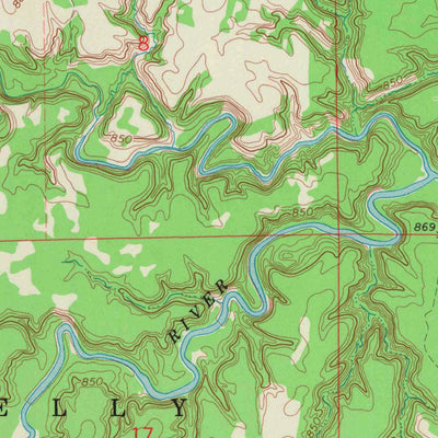 United States Geological Survey Mason, WI (1971, 24000-Scale) digital map