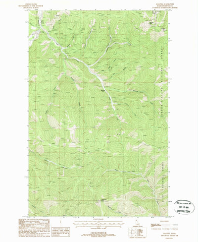 United States Geological Survey Masonia, ID (1988, 24000-Scale) digital map