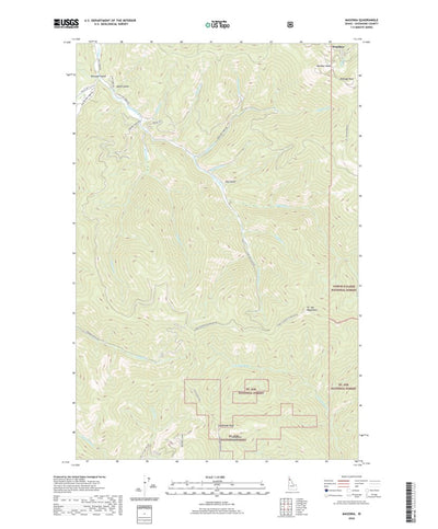 United States Geological Survey Masonia, ID (2020, 24000-Scale) digital map