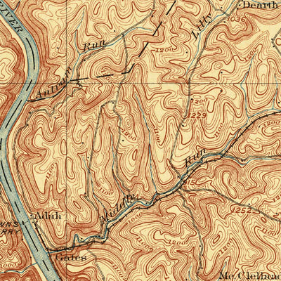 United States Geological Survey Masontown, PA (1903, 62500-Scale) digital map