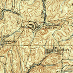 United States Geological Survey Masontown, PA (1935, 62500-Scale) digital map