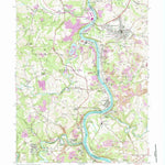 United States Geological Survey Masontown, PA (1964, 24000-Scale) digital map