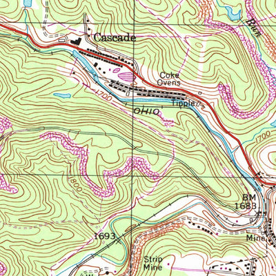 Masontown, WV (1960, 24000-Scale) Map by United States Geological ...