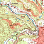 United States Geological Survey Masontown, WV (1997, 24000-Scale) digital map