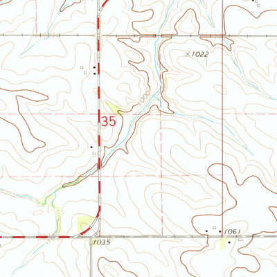 United States Geological Survey Masonville, IA (1973, 24000-Scale) digital map